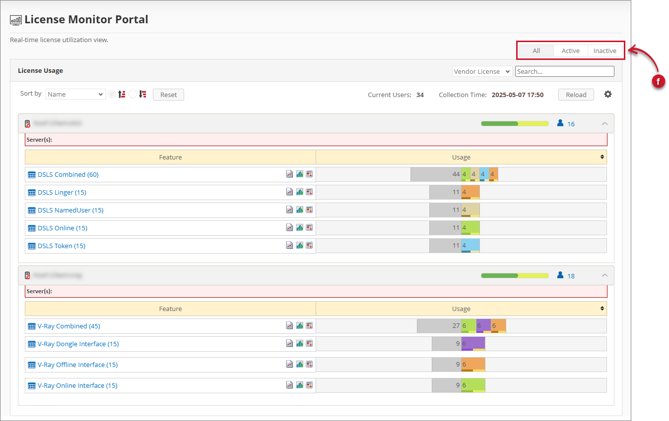 License Monitor Portal Level 2 or Level 3