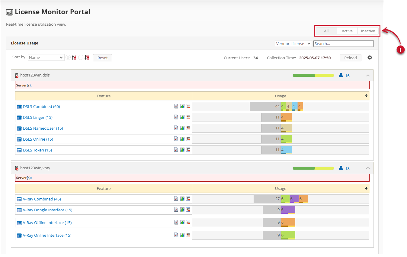 License Monitor Portal Level 2 or Level 3