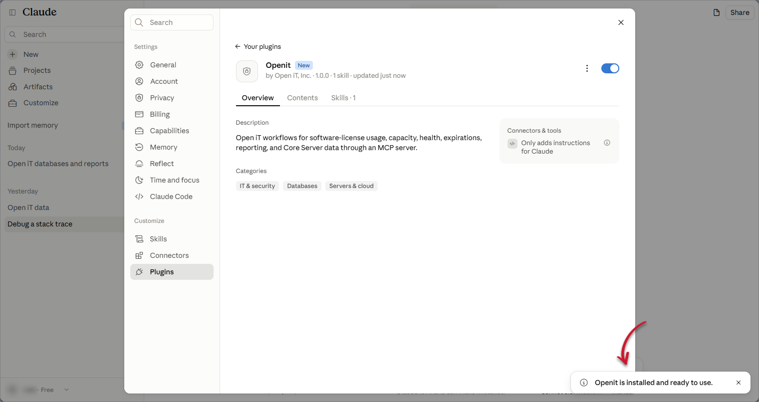 Successful Plugin Upload