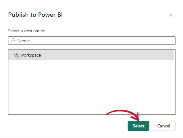 Publish to Power BI
