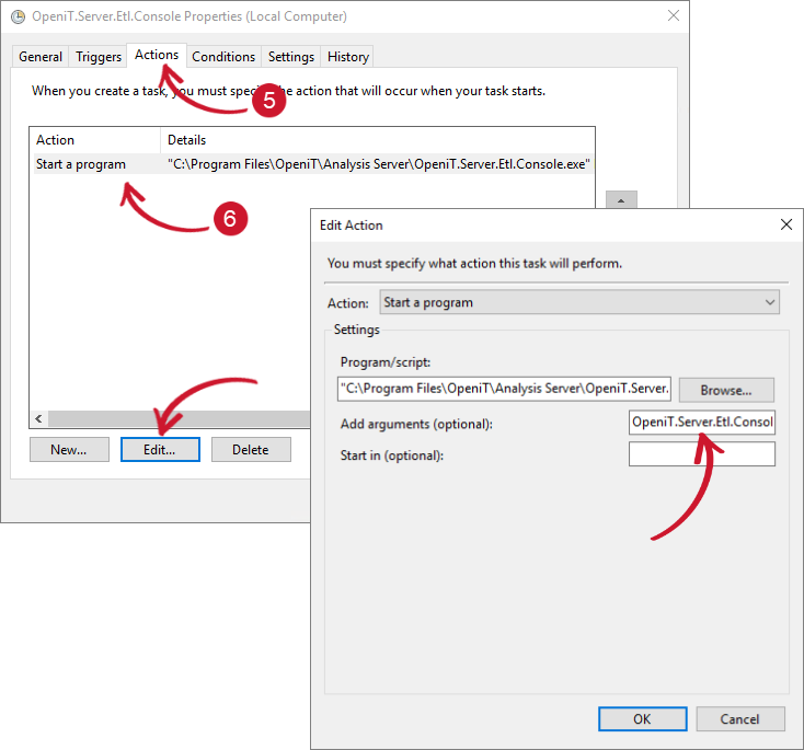 Task Scheduler Library Properties
