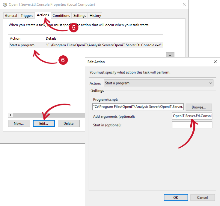 Task Scheduler Library Properties