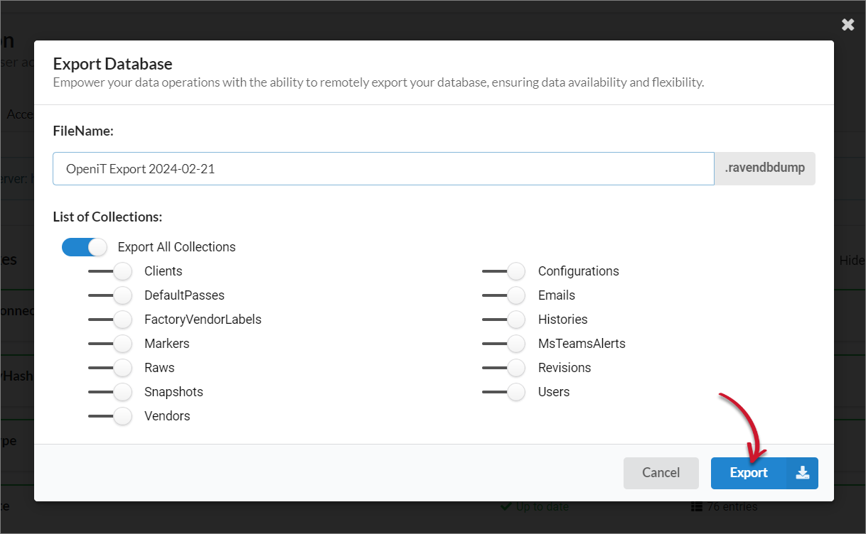 Export Details