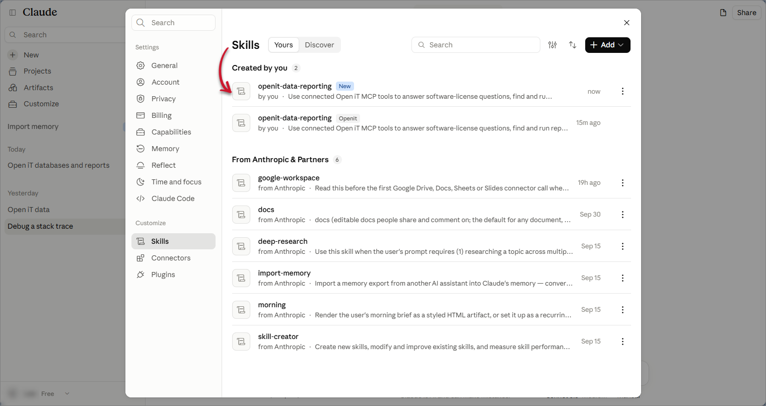 Verify Uploaded Skill