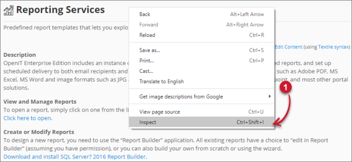 Inspect Web Browser