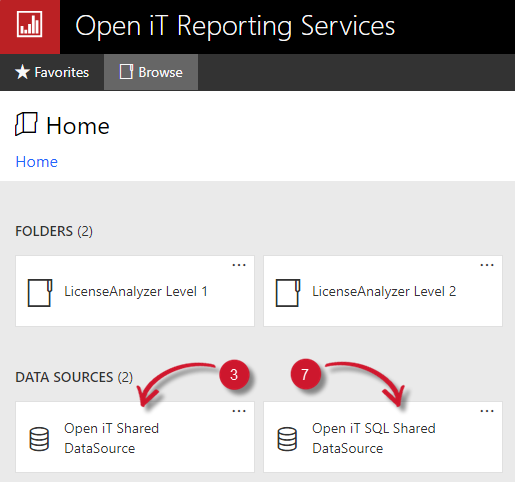 Reporting Services - Data Sources