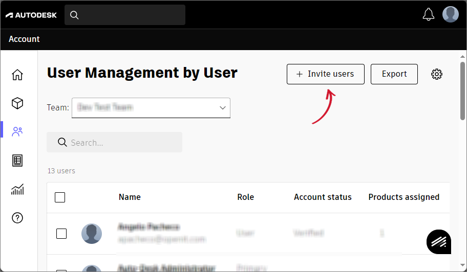 Inviting User