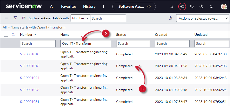Data Transformation Logs