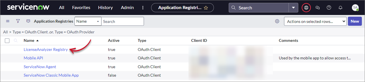 Application Registries
