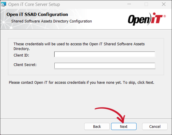 SSAD Access Configuration
