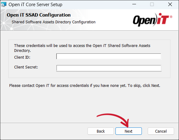 SSAD Access Configuration