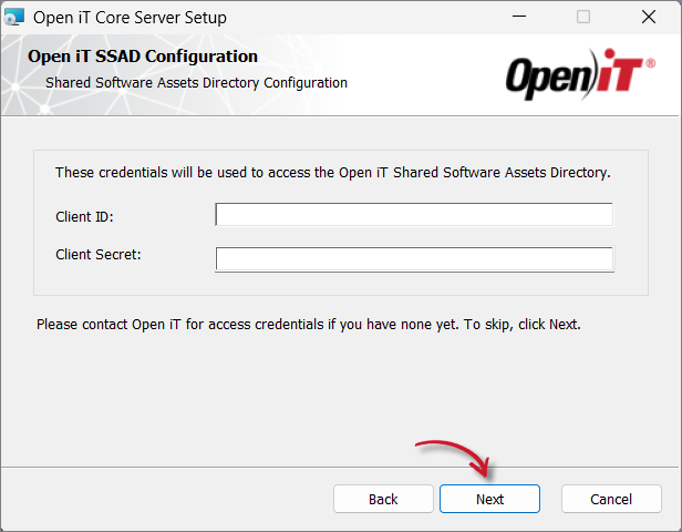 SSAD Access Configuration