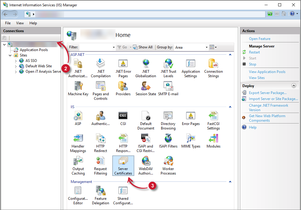 Web Site Server Certificate