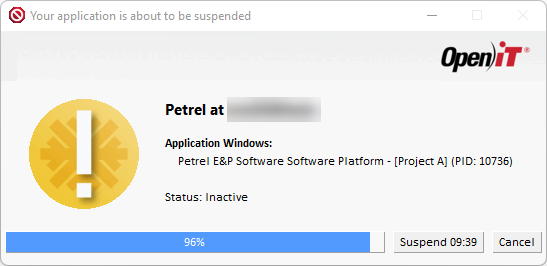 Interactive Request for Suspending