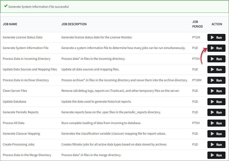 Generate System Information File