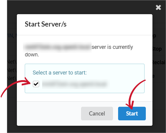 Triad Setup: Start Server(s)