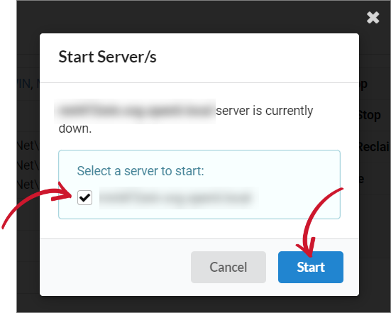 Triad Setup: Start Server(s)
