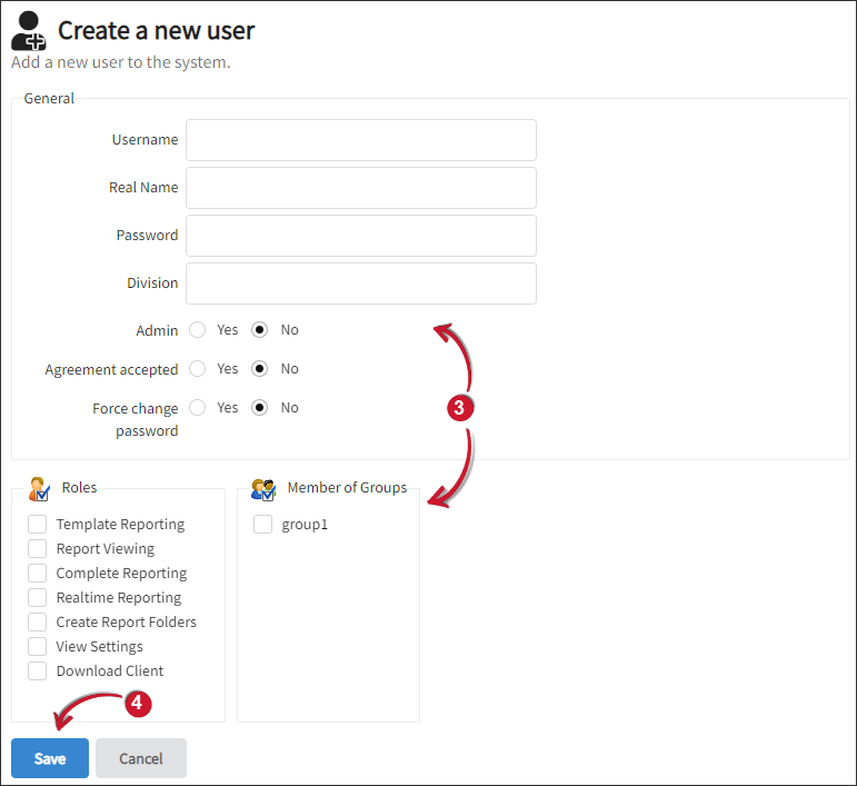 User Account Details