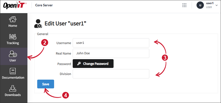 User Setting Update