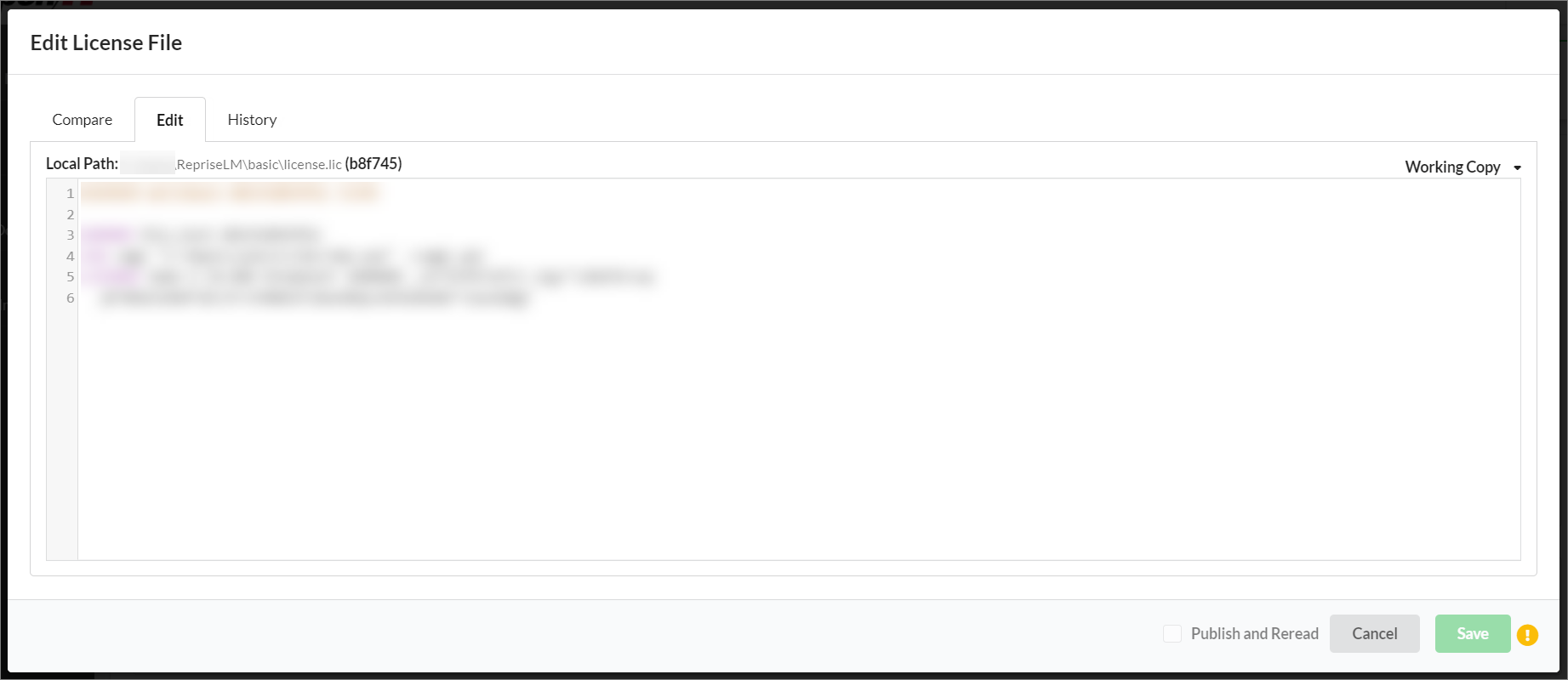 Text Editor: Edit Tab