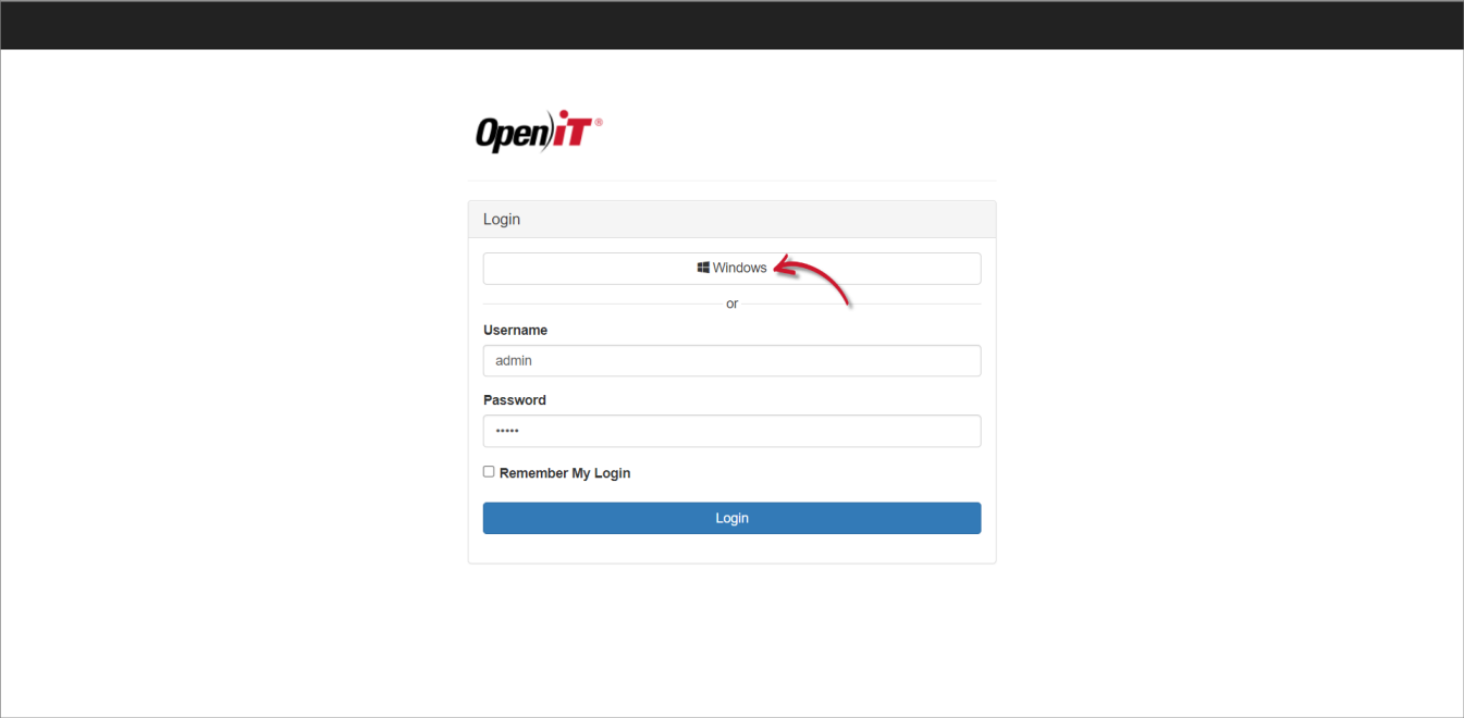 Logging in with Windows Account