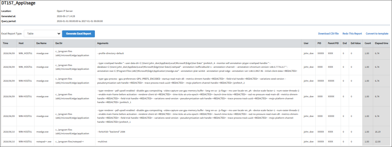 Windows Running Application