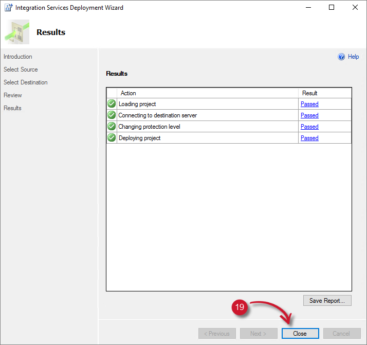 SCCM Integration: Integration Services Deployment Results