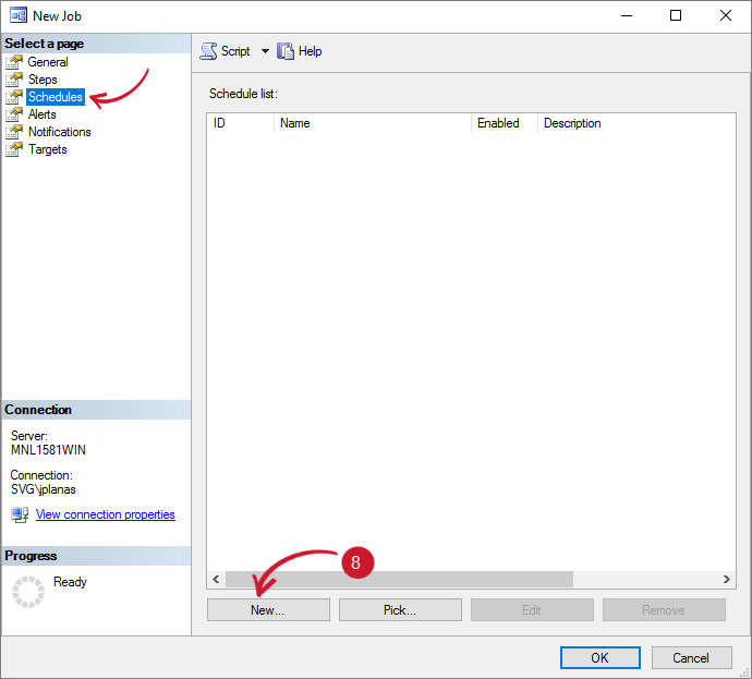 SCCM Integration: Scheduled Job Schedule