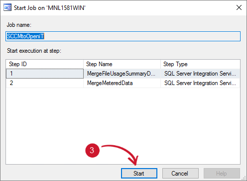 SCCM Integration: Start the Scheduled Job