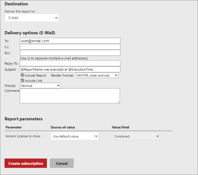 Email - Configuration