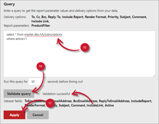 Validate Query