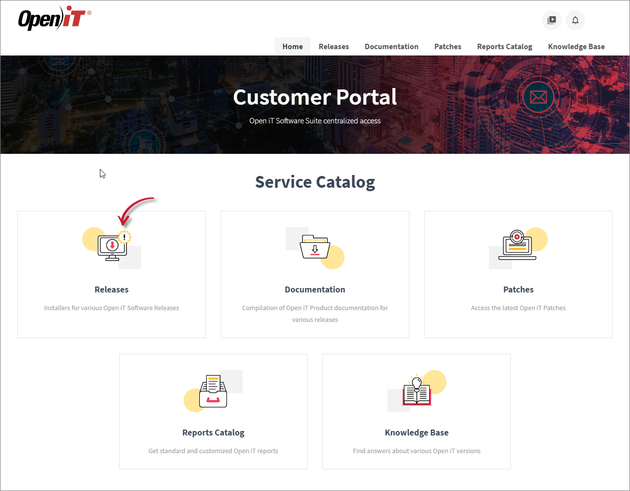 Customer Portal: Releases