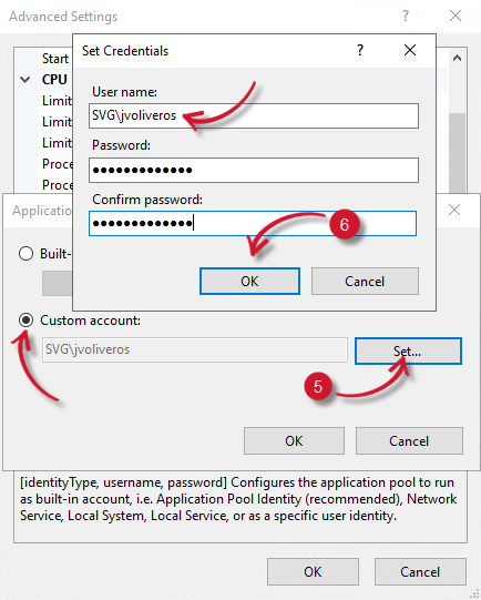 Analysis Server- IIS Application Pool Credentials