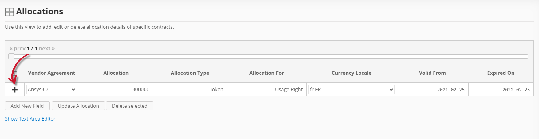 Analysis Server Allocations: Saving a Record