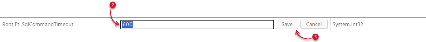 Setting Root.Etl.SqlCommandTimeout