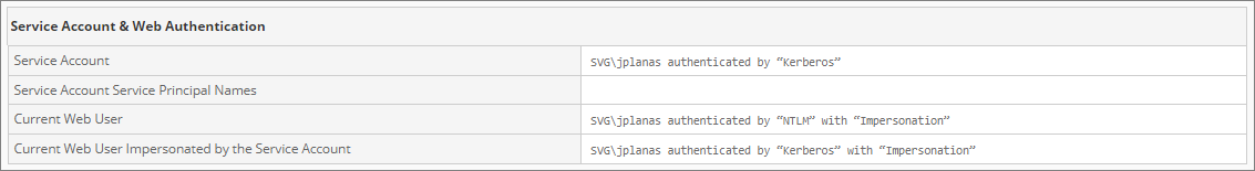  Analysis Server Administration: Connections Service Account