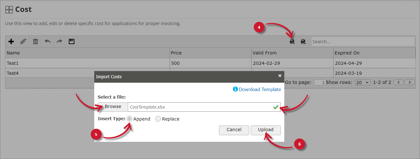 Analysis Server Cost: Importing Records