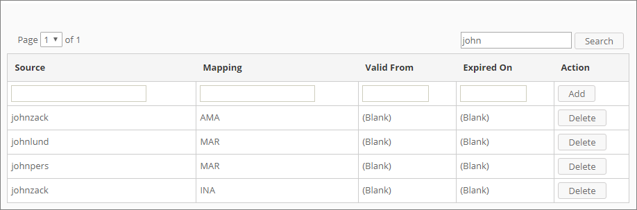  Analysis Server Mappings: Search Mappings