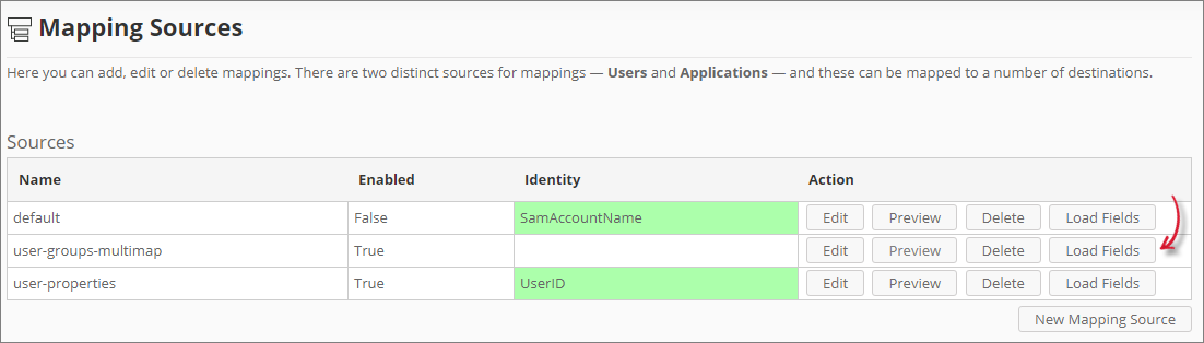  Analysis Server Mapping Sources: Loading Mapping Sources