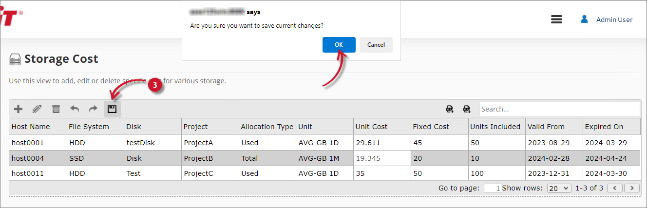 Analysis Server Storage Cost: Updating a Record