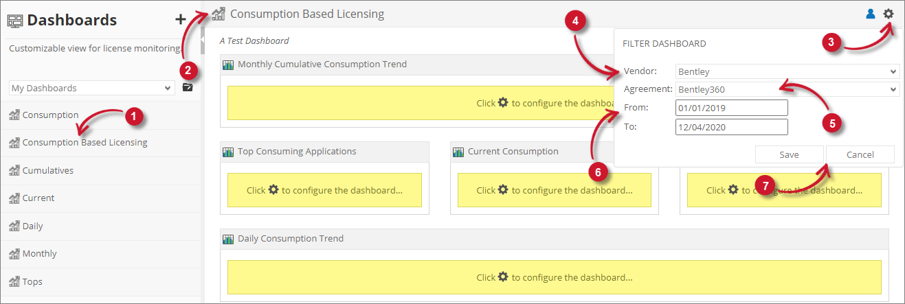  Analysis Server Consumption-Based Licensing Dashboard: Filtering