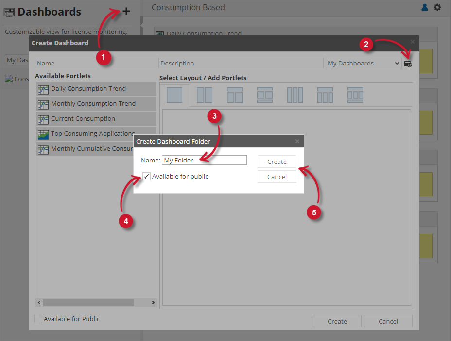  Analysis Server Consumption-Based Licensing Dashboard: Create Folder