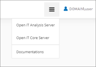  Analysis Server Home - Navigation Bar