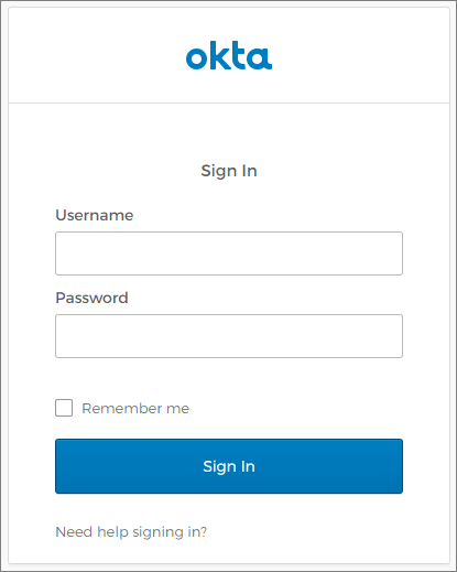 Sign in using SAML2 Authentication