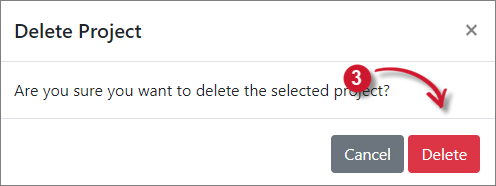 Delete Project