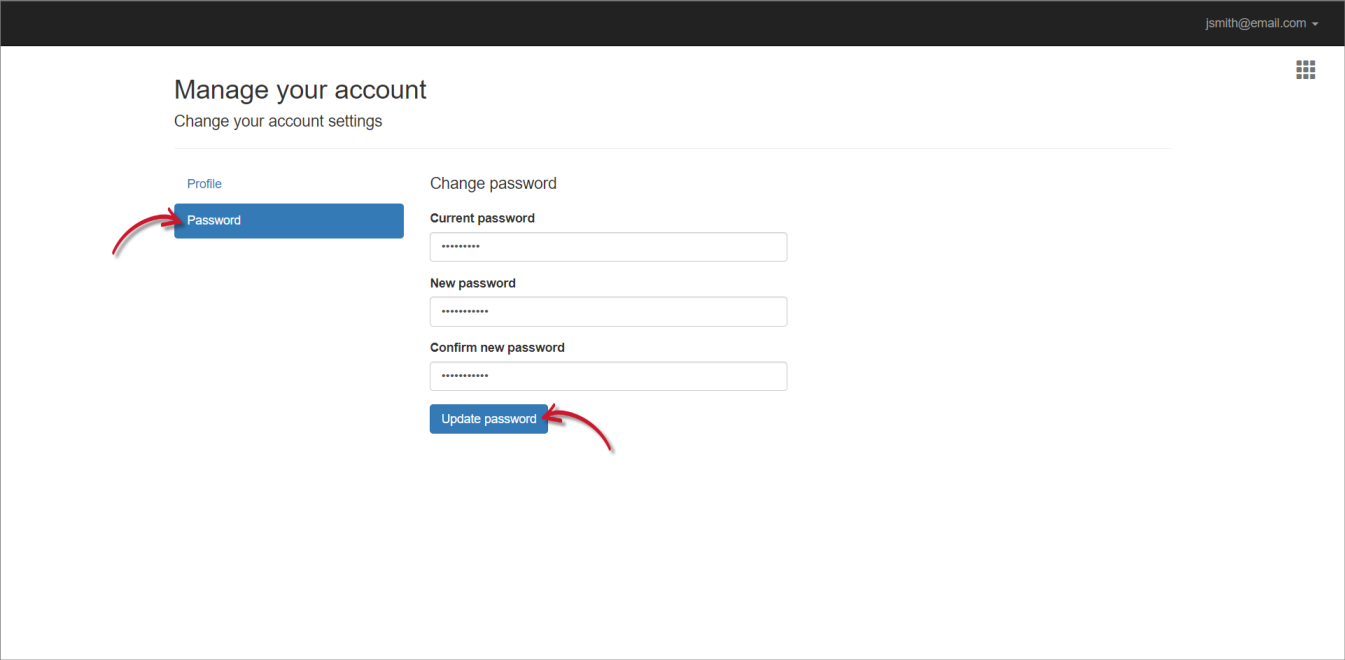 Updating Local Account Password