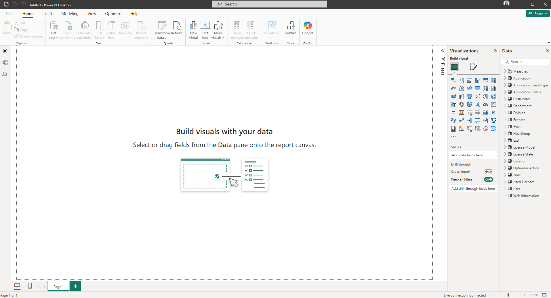 Power BI: Filter, Visualizations, and Fields Panes