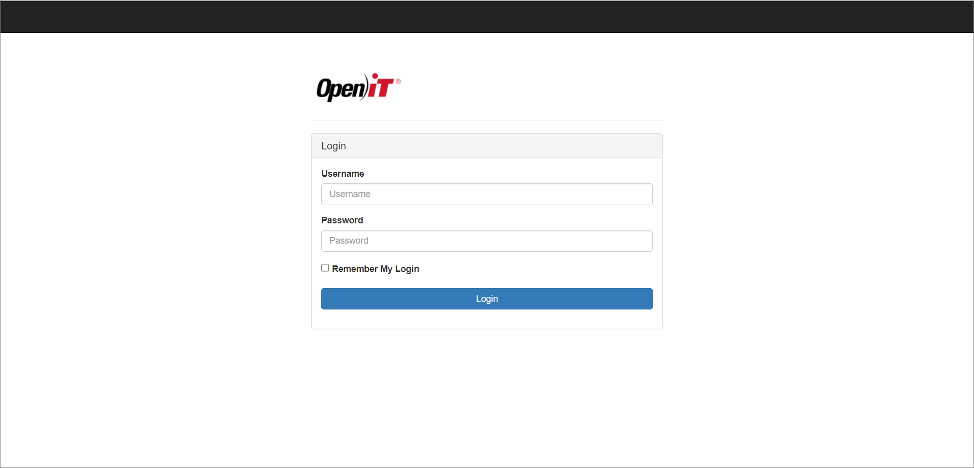 Identity Server Login Page