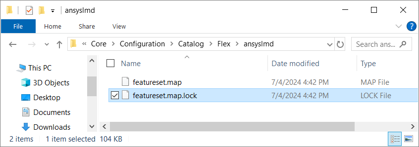 Sample Lock File