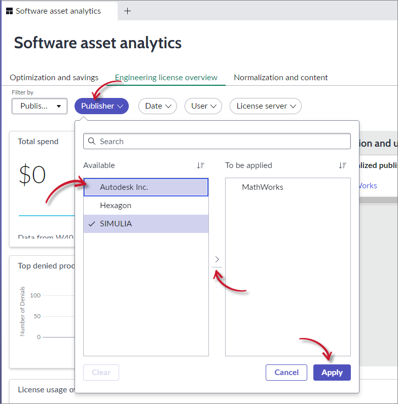 ServiceNow Integration: Dashboard Filter Criteria